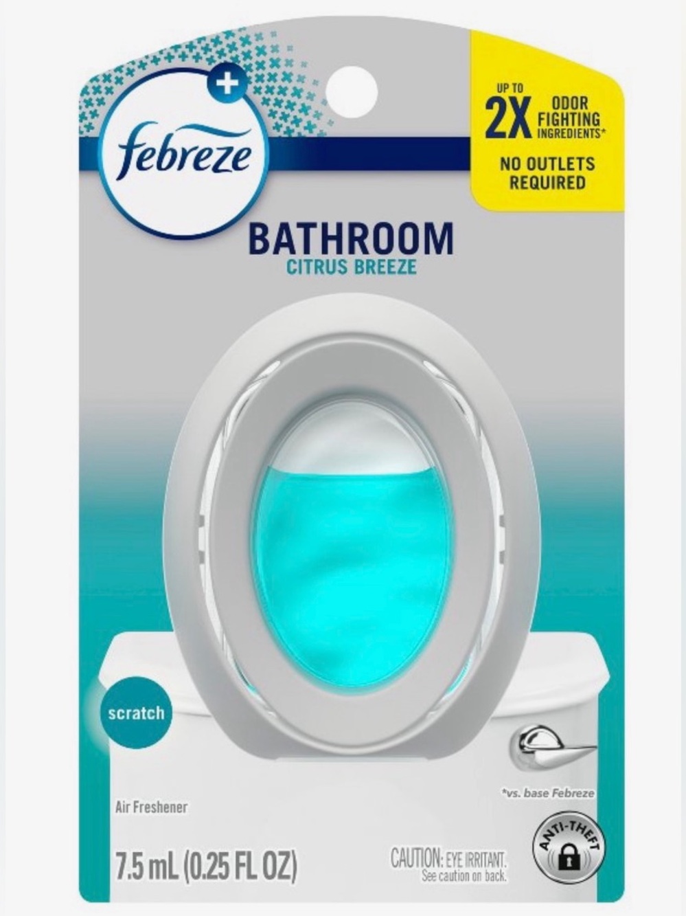 🌶️$5🌶️ NEW FEBREZE Bathroom Air Freshener, 1 Count, Citrus Breeze